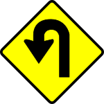 Caution U-Turn